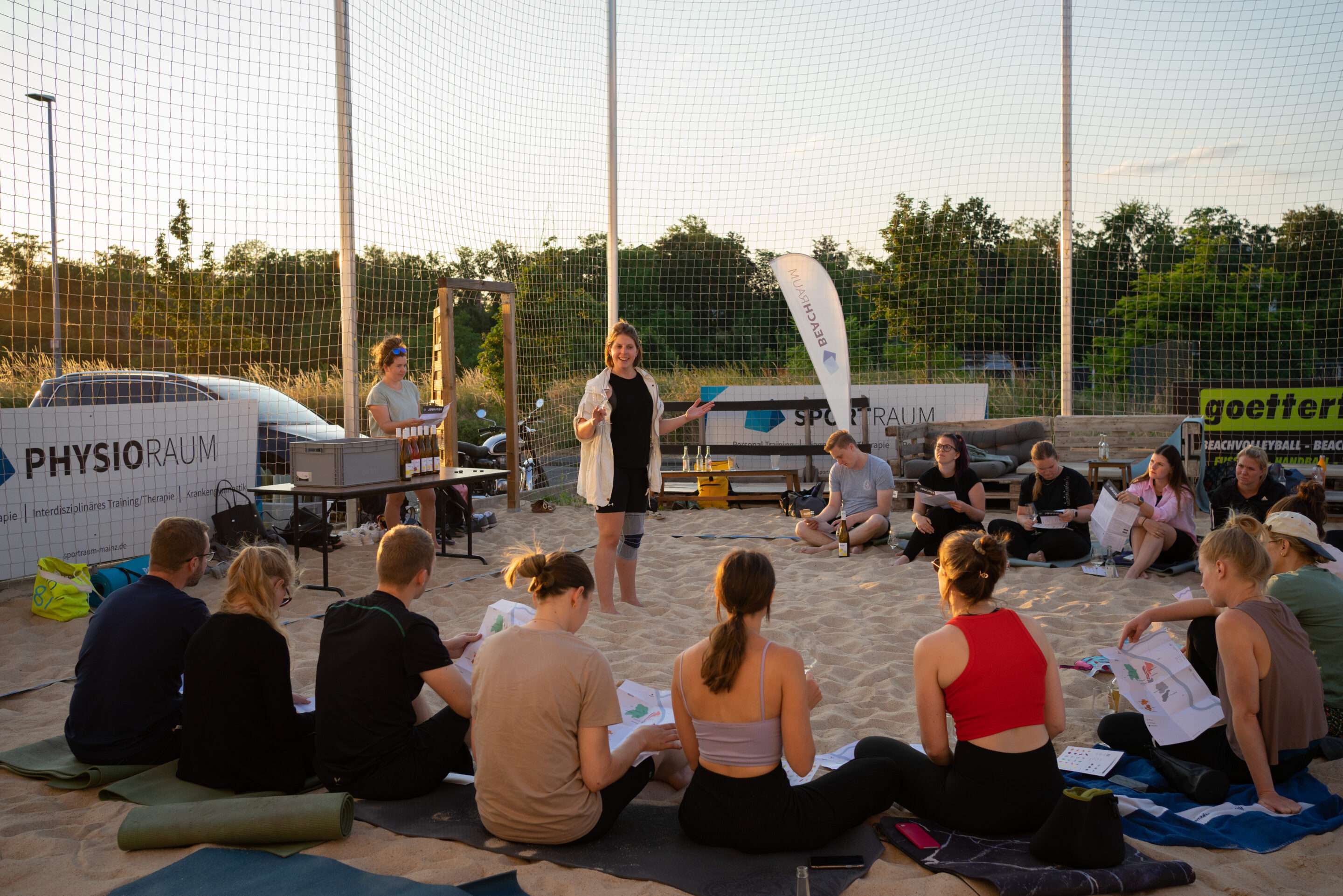 Yoga und Wein Sportraum Mainz