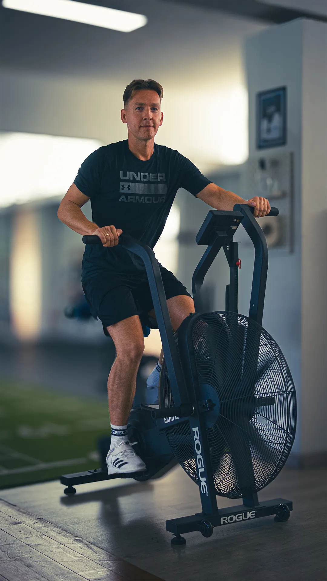 Training am Indoor- Bike im Sportraum Mainz