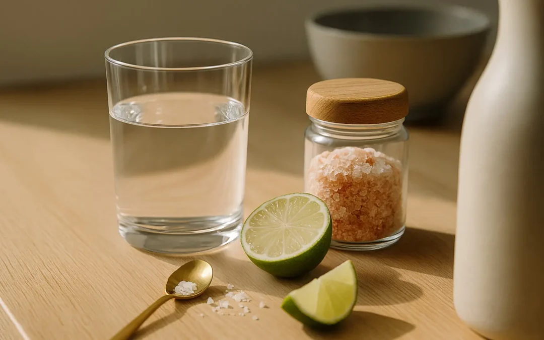 Salz-Limetten-Wasser – wie du gesünder und wacher in den Tag starten kannst