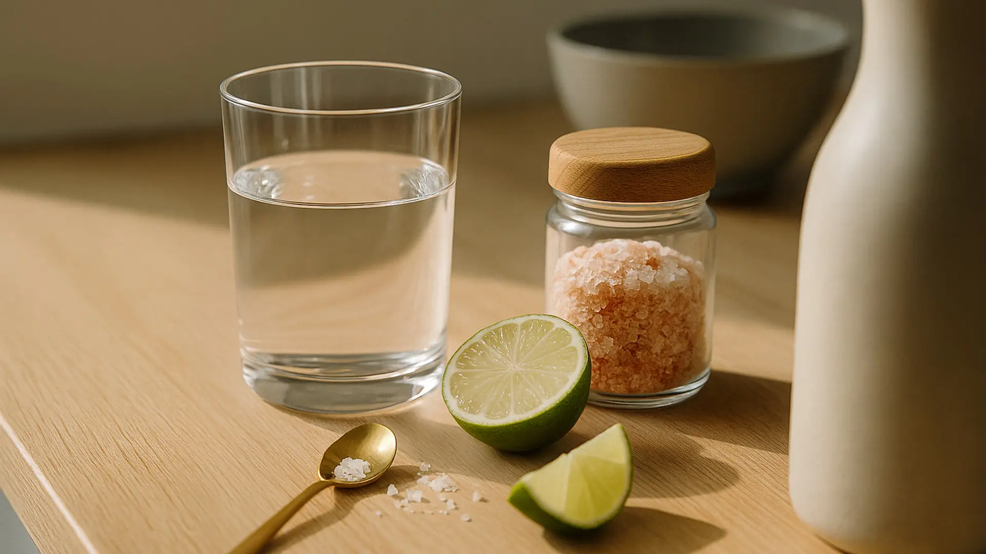 Salz-Limetten-Wasser – wie du gesünder und wacher in den Tag starten kannst